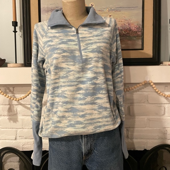 Columbia light blue ski fleece size Medium - Picture 1 of 5